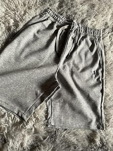 шорты поло: Серые мужские шорты Polo Ralph Lauren. - Модель — 2