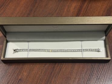 браслет ош: Тенистый браслет (копия белого бриллианта ) из меди,ситетического — 3