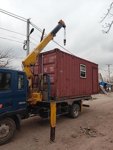 Услуги манипулятора (бортовой автомобиль с краном-стрелой) - lalafo.kg да Услуги манипулятора (бортовой автомобиль с краном-стрелой) -