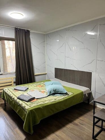 новый дом бишкек: 1 бөлмө, Душ кабинасы, Жаздык, жууркан-төшөк каптары, Унаа токтотуучу жай — 6