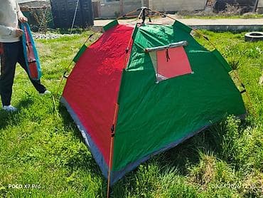 капсула домик: Палатка быстросборная, купольная, 2–3‑местная. Особенности: - Каркас — 2