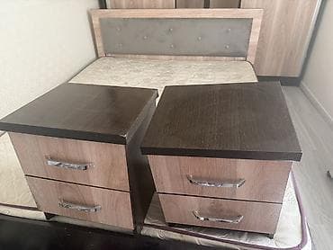 кровать полуторка бишкек: Прикроватная тумба, Без зеркала, ЛДСП — 3