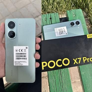 Poco X7 Pro, Б/у, 256 ГБ, цвет - Зеленый, 2 SIM