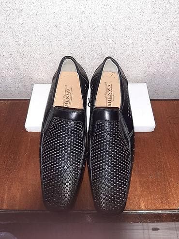 тувли: Мужские туфли, 41, Новый, цвет - Черный, Самовывоз — 2