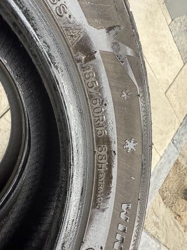 шины бишкек цены: 185»60»15, зима, 2 штук Китай, 95%, без дефектов Район кызыл аскер — 4