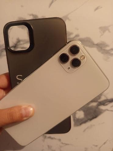 айфон 14прр: IPhone 11 Pro Max, 256 ГБ, цвет серебристый (белая задняя панель). На — 1