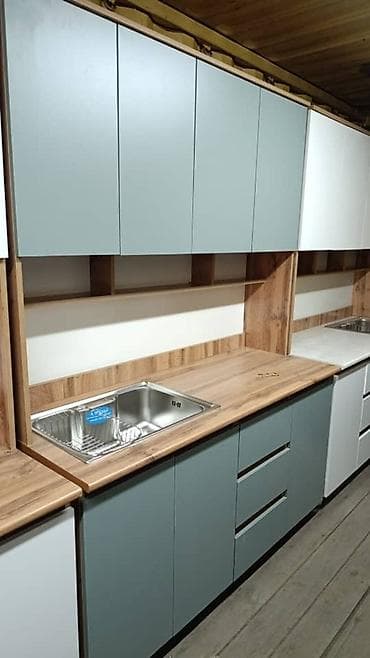 Кухонный гарнитур, цвет - Серый