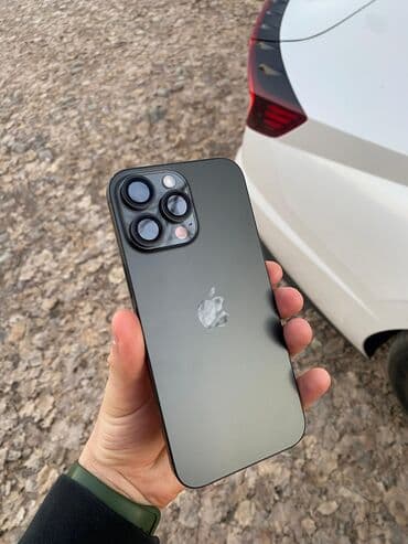 айфон 13 pro max цена бишкек: IPhone 16 Pro Max, Колдонулган, 256 ГБ, Black Titanium, Куту, Каптама, Заряддоочу түзүлүш, 97 % — 2