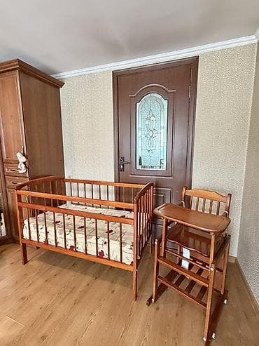 Детский мир: Детская односпальная кровать, Б/у, Для девочки, Для мальчика, С матрасом, Дерево, Самовывоз — 3