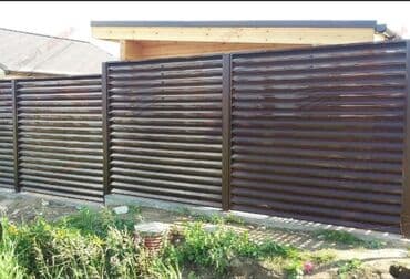 Сетка для заборов: Заборы жалюзи, Установка — 4