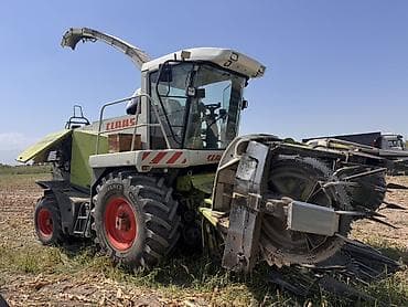 прицепы на тандем: Самоходный кормоуборочный комбайн CLAAS с кукурузной жаткой. Основные — 1