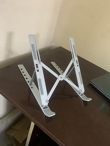 Складная подставка для ноутбука/планшета - Материал: алюминиевый