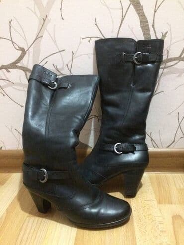 сапоги из натурального меха и кожи: Элегантные женские сапоги Caprice из натуральной кожи – идеальный — 3