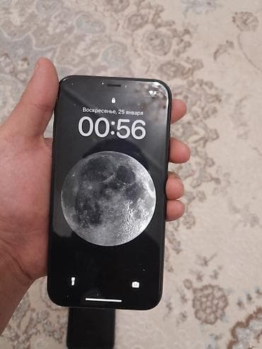 aifon x: IPhone Xr, Б/у, 64 ГБ, Черный, Защитное стекло, 77 % — 1