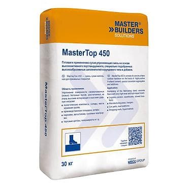 +для бетонного пола . ` Смесь Master Top 450 существенно повышает