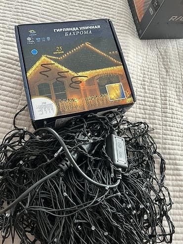 lu led: Уличная гирлянда «Бахрома», 25 м - Тип: светодиодная гирлянда-бахрома — 1