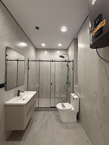 pro group: 2 комнаты, 50 м², Аламедин-1 мкр Индивидуалка, 4 этаж, Евроремонт — 9