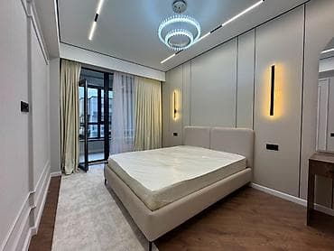 osh flat: 3 комнаты, 104 м², Асанбай мкр Элитка, 10 этаж, Дизайнерский ремонт — 10