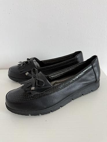 Сапоги: Женские комфортные туфли-лоферы - Материал верха: натуральная кожа — 8