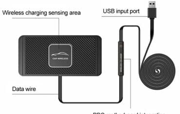 -Беспроводная зарядка 15w. -Превосходное качество, изготовлено для