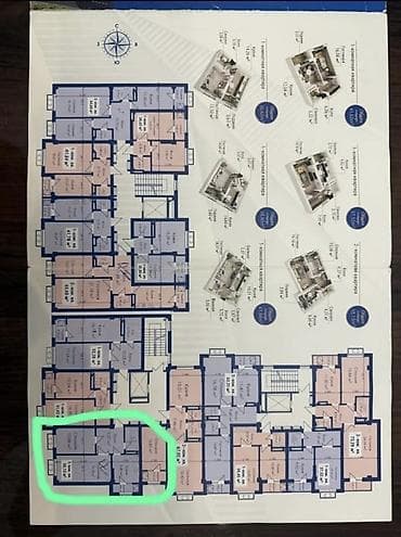 алай строй: 2 комнаты, 58 м², Элитка, 9 этаж, Готовая ПСО (под самоотделку) — 2