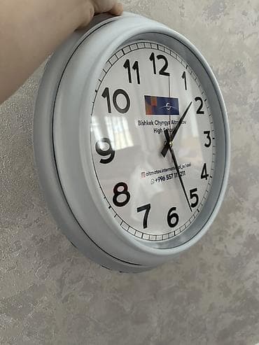 этно люстра: Настенные кварцевые часы с крупным циферблатом - Тип: настенные — 2