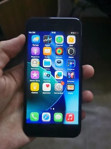 apple iphone 13: IPhone SE 2020, Б/у, 128 ГБ, Черный, Зарядное устройство, 74 % — 3