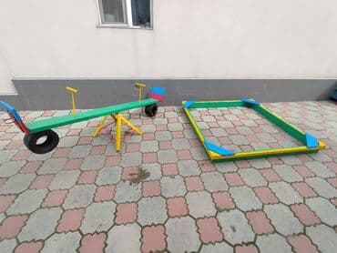 детские машины бишкек: Беседка домик в наличии 🍀качалка лодочка в наличии 🍀паровозик в — 1