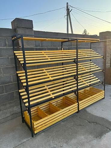 полки для маникюра: Торговый стеллаж для овощей и фруктов - Конструкция: прочная — 6