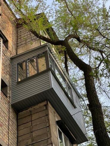 облицовка дома: Остекление и облицовка балконов «под ключ» - Панорамное остекление — 4