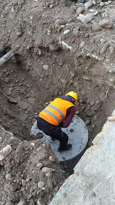 бассейн надувной б у: Проводим канализацию, водопровод. Устанавливаем ВБР строительство — 9