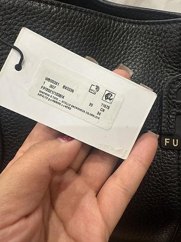 Зер буюмдар: Сумка Furla, черная, из натуральной зернистой кожи. Сумка абсолютно — 6