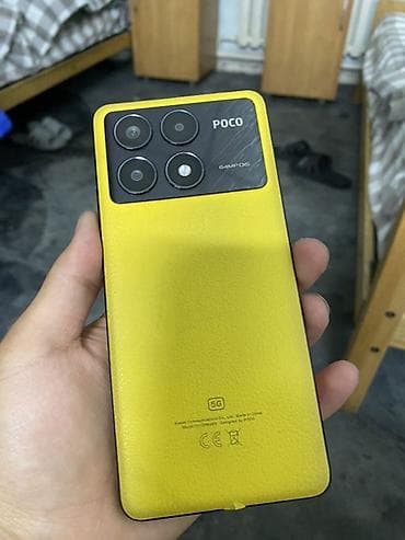 айфоны бесплатно: Poco X6 Pro 5G, Б/у, 256 ГБ, цвет - Желтый — 1