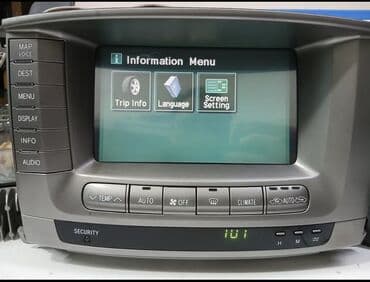 магнитолдор: Штатный мультимедийный дисплей/блок управления климатом Toyota Лексус — 7