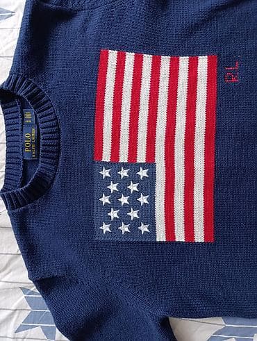 Свитера: Мужской свитер, M, Polo Ralph Lauren, Новый, цвет - Синий — 3