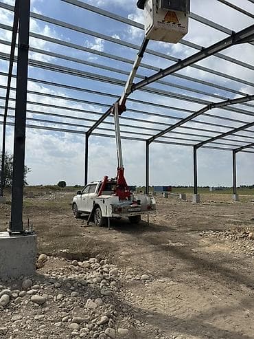 м 2: Услуги автогидроподъёмника (автовышки) 12 м Минимальный выезд на 2 — 3