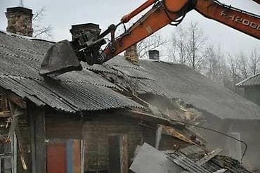 Демонтаж и снос домов/строений экскаватором - Профессиональный — 1