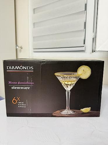 кок арт: Новый набор бокалов для коктейлей DIAMONDS, 6 шт. Элегантные бокалы в — 3