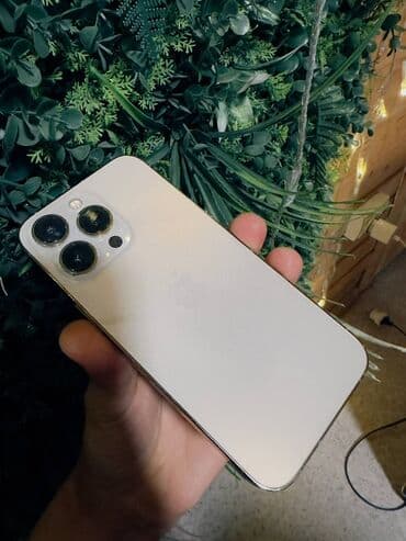 IPhone 13 Pro, Б/у, 128 ГБ, Белый, Зарядное устройство, Защитное стекло, Коробка, 86 %