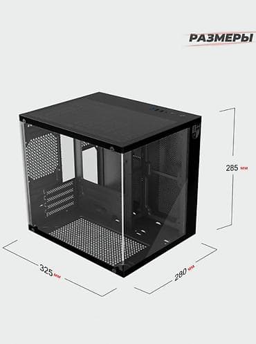 mini itx купить: Корпус ПК, Новый, цвет - Черный — 1