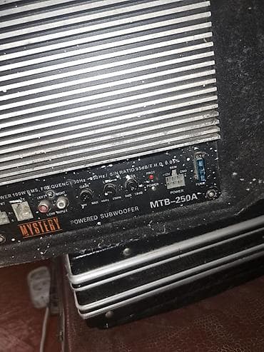 mate pad: Активный автомобильный сабвуфер Mystery MTB-250A - Тип: активный — 3