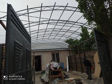 строительство домов из металлоконструкций: Сварка | Ворота, Навесы Высотные работы — 15