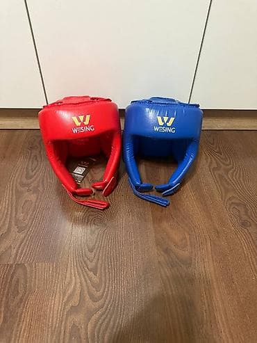 Шлемы для единоборств WESING (красный и синий) - Тип: защитные шлемы
