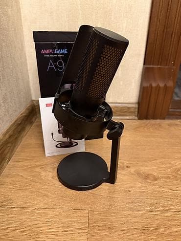 настольный микрофон бишкек: USB-микрофон FIFINE AmpliGame A9 (RGB Mic Series) Описание и функции — 4