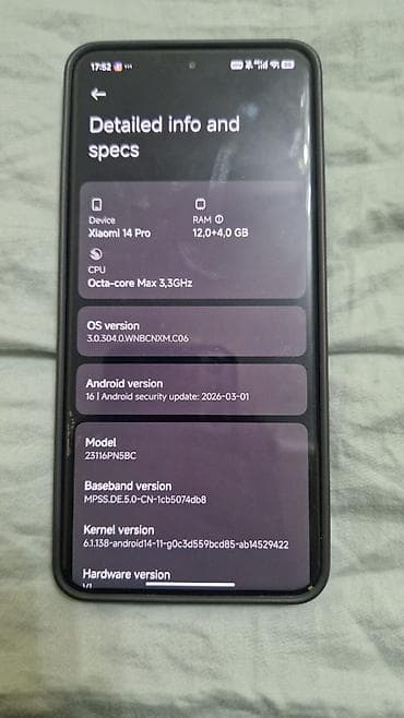 mi 8 lite: Xiaomi, 14 Pro, Новый, 256 ГБ, цвет - Черный, 1 SIM, 2 SIM, eSIM — 3