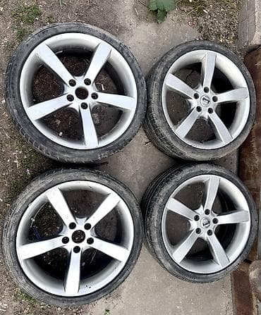 Колеса в сборе 225 / 40 / R 18, Лето, Б/у, Комплект, Легковые, Литые, отверстий - 5 at lalafo.kg Колеса в сборе 225 / 40 / R 18, Лето, Б/у, Комплект, Легковые, Литые, отверстий - 5