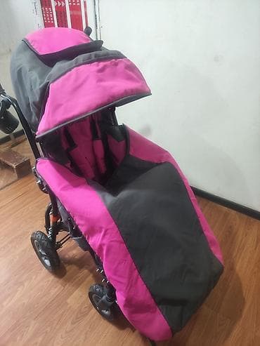 авто для детей: Коляска, Другой бренд, цвет - Розовый, Б/у, Самовывоз — 2