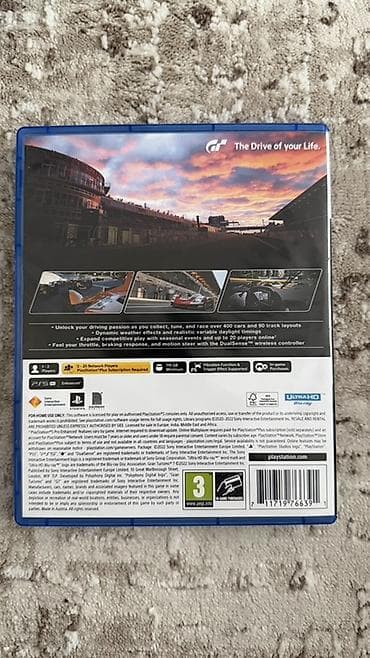 Видео оюндар: Gran Turismo 7 для PS5 — диск Blu‑ray в фирменном боксе. - Платформа — 3