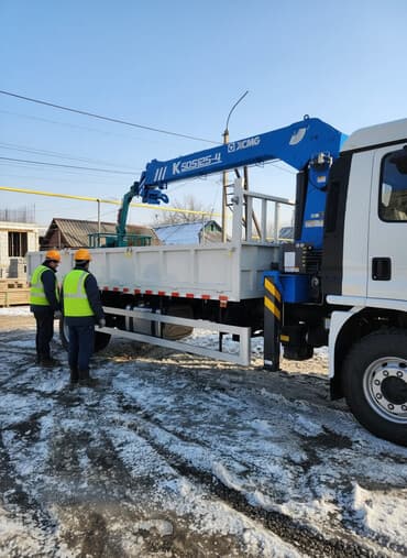 Кран | Стрела 12 м 5000 т | Борт 15000 кг at lalafo.kg Кран | Стрела 12 м 5000 т | Борт 15000 кг