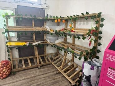 оборудования для магазина: Торговое оборудование для магазина - Островной металлический стеллаж — 8